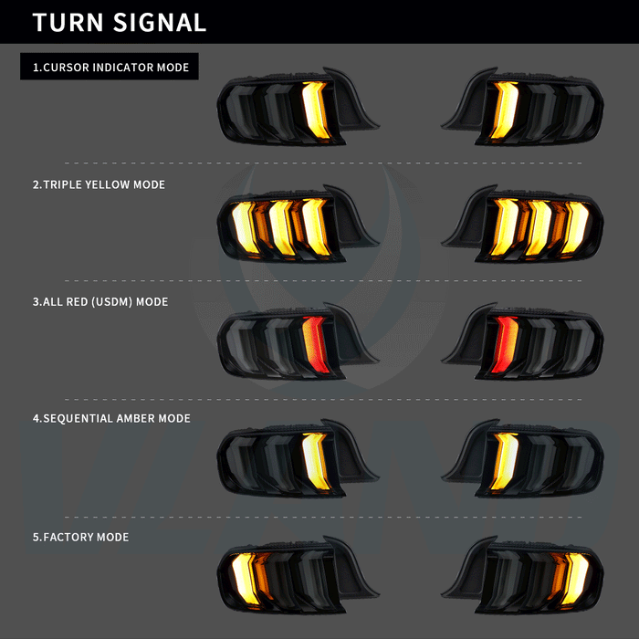 2017 mustang tail lights
