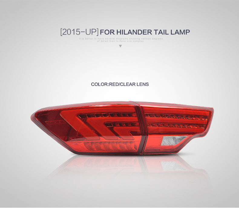 TOYOTA HILANDER 2015-UP LED TAIL LAMP