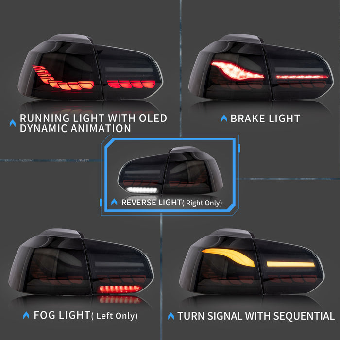Volkswagen Golf 6 MK6 Headlights
