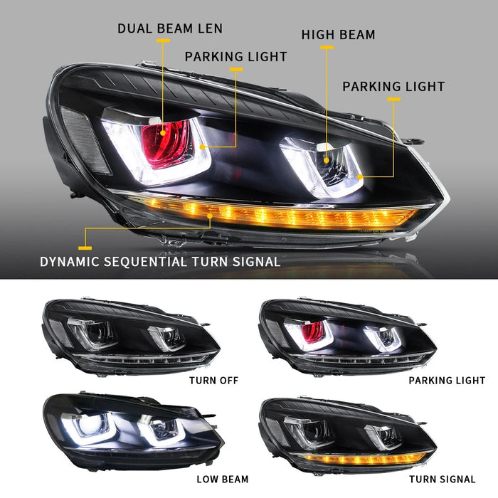 Headlights for Volkswagen