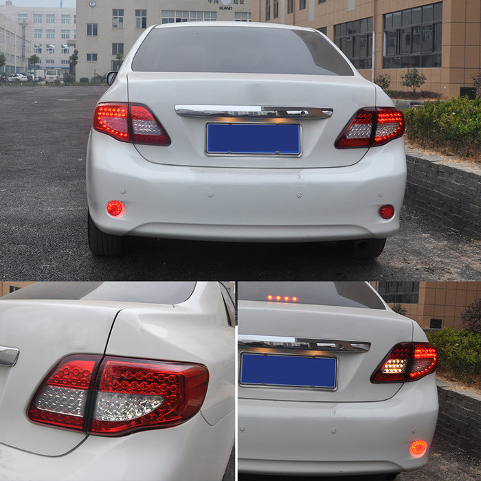 Feux arrière VLAND pour Toyota Corolla 2008-2011 ABS, PMMA, verre (convient aux modèles américains)