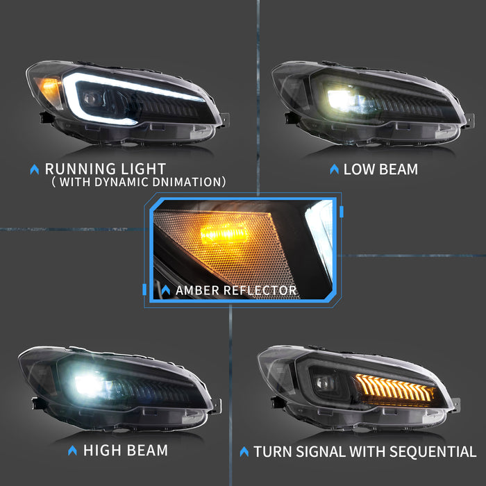 2015-2021 Subaru WRX Headlights