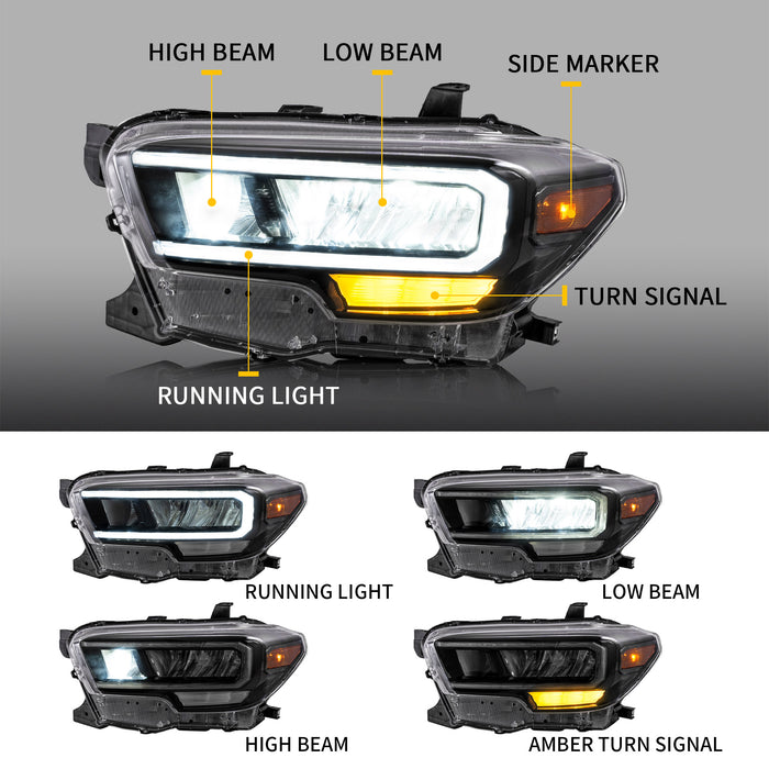  Headlights for Toyota Tacoma