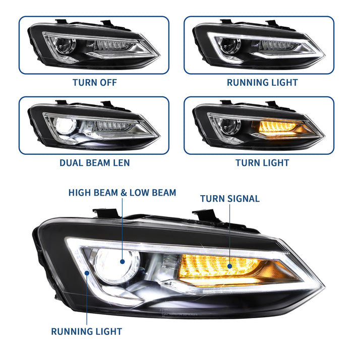 Volkswagen Polo Headlights