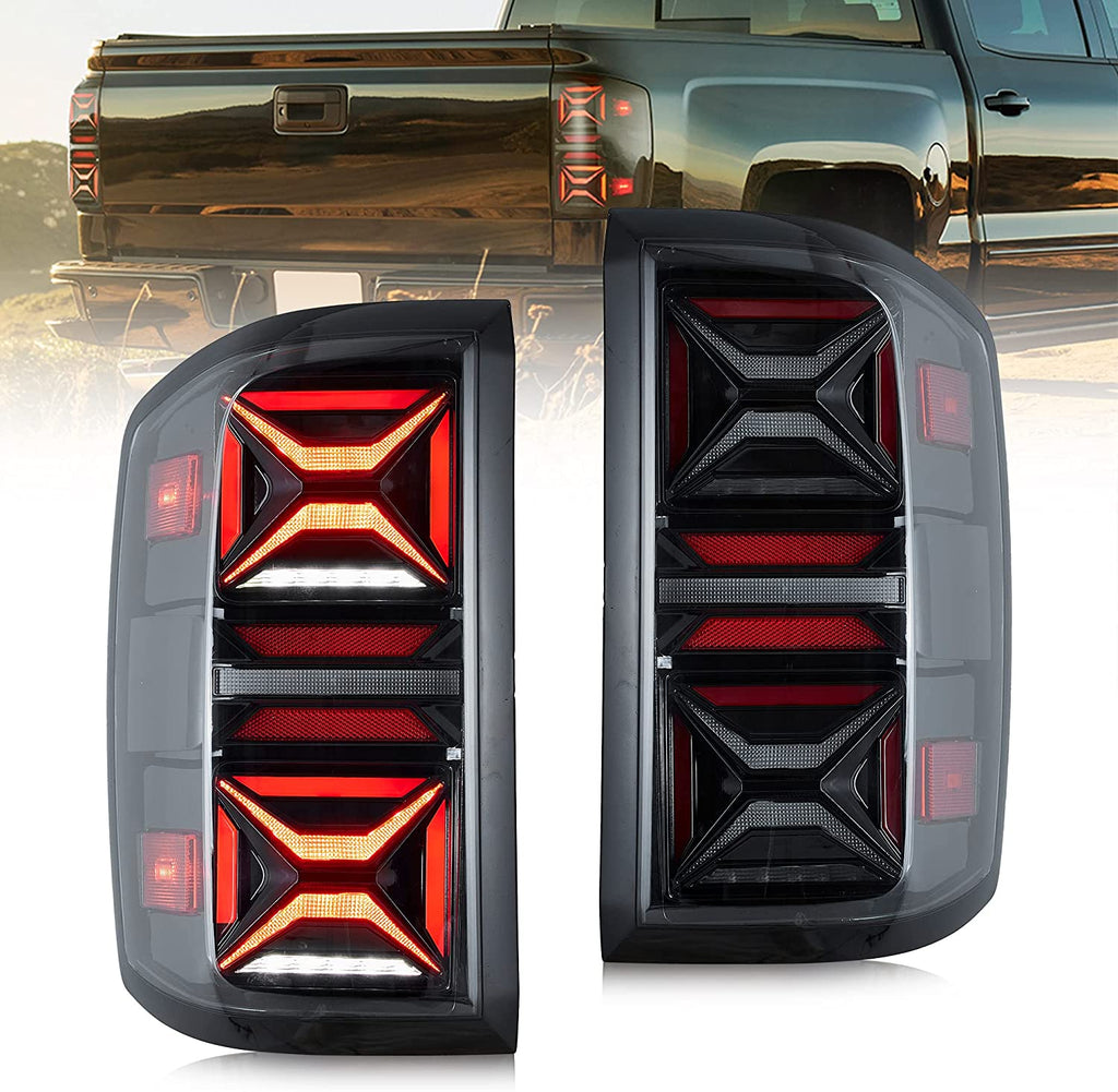 VLAND LED Tail lights For 2014-2018 Chevrolet Silverado 1500