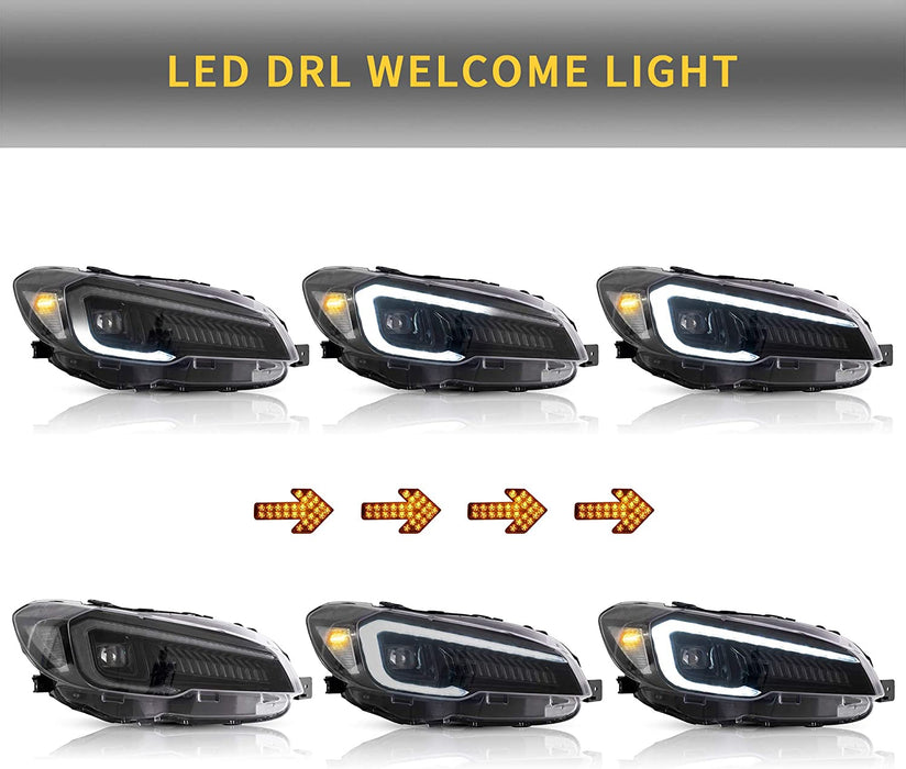 VLAND Headlights Tail Lights 2015 -2017 Subaru WRX