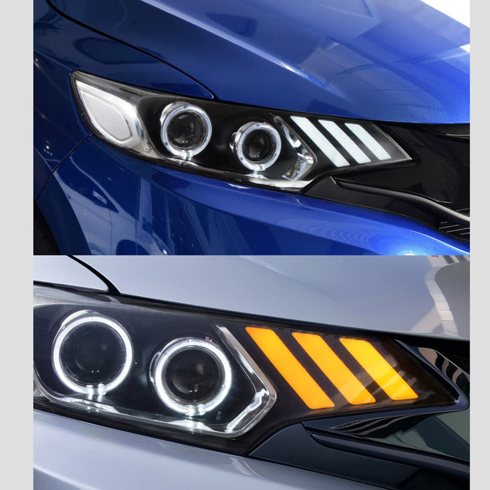 Fari per proiettori a doppio raggio VLAND per Honda Fit / Jazz (GK5) 2014-2020