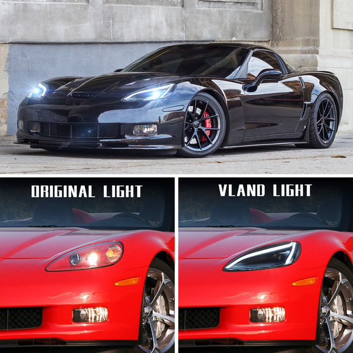  Chevrolet Corvette C6 Headlights