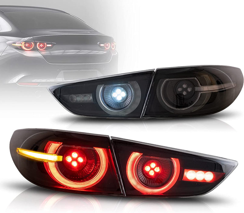 VLAND LED Tail Lights For 2019-2021 Mazda 3 Axela Sedan( Not Fit Hatchback & TCR)