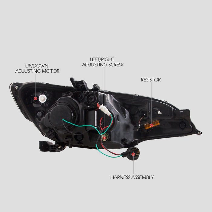 Faros delanteros de proyector de doble haz VLAND para Honda Fit / Jazz (GK5) 2014-2020