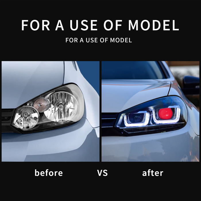 Volkswagen Golf Mk6 Headlights