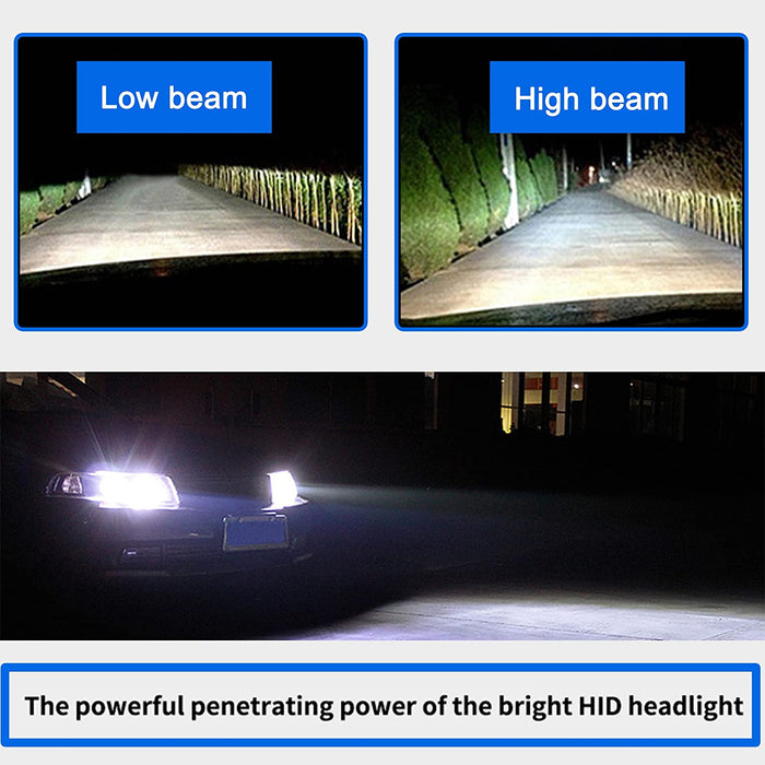VLAND Headlights with D2H Bulbs Fit for 2012-2015 Hyundai Elantra【Avante MD】
