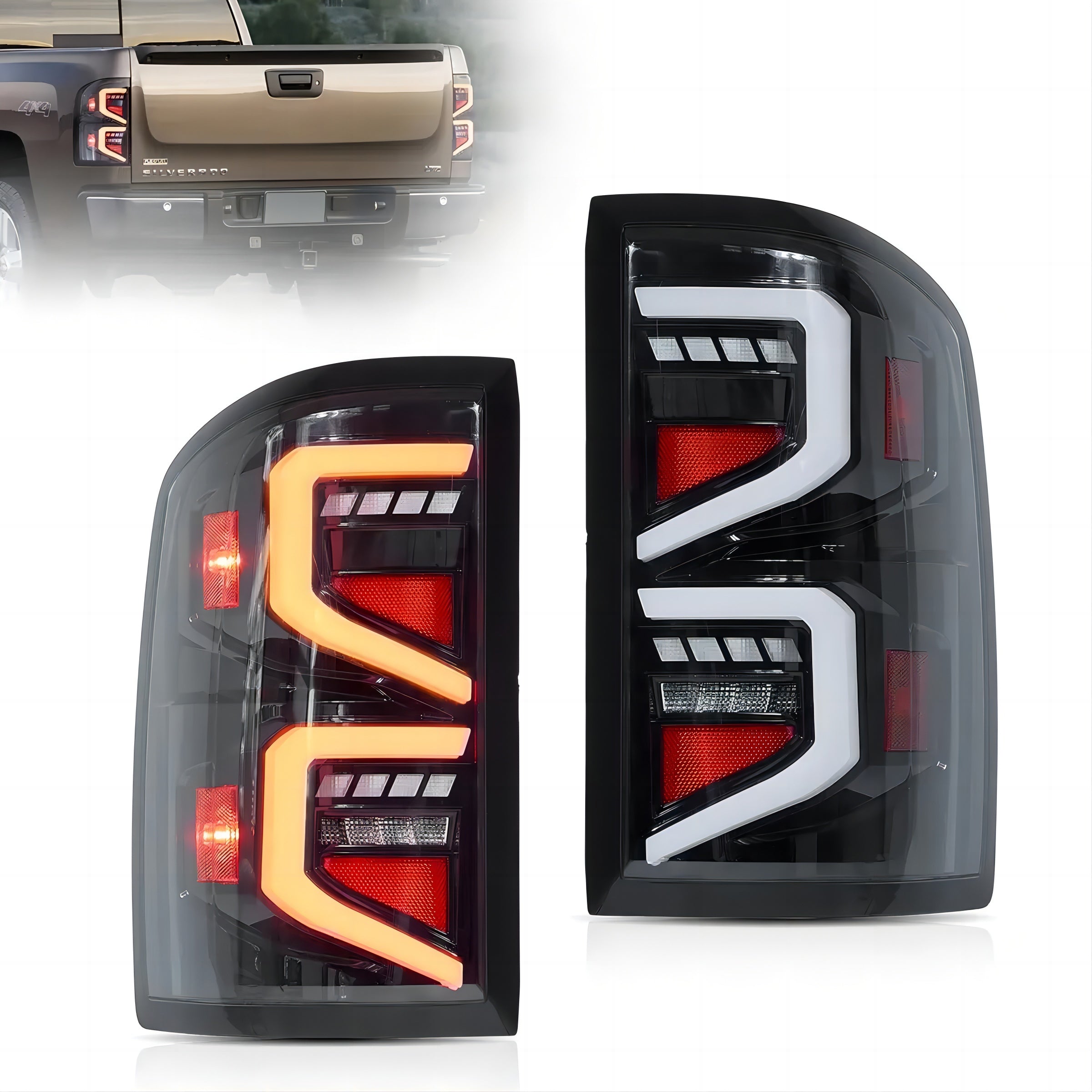 VLAND 2007-2013年式 シボレー シルバラード 1500 2500HD 3500HD用LED 