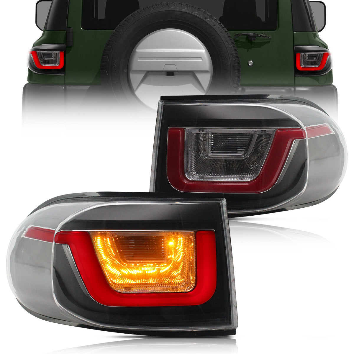 VLAND トヨタ FJクルーザー 2007-2017 用 LED テールライト — VLAND