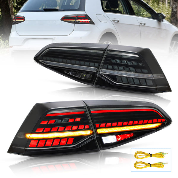 vland golf7(CL HL GTI R用)テールライト一式 VLAND LED Taillights for Volkswagen Golf 7 MK7 MK7.5 2015-2021