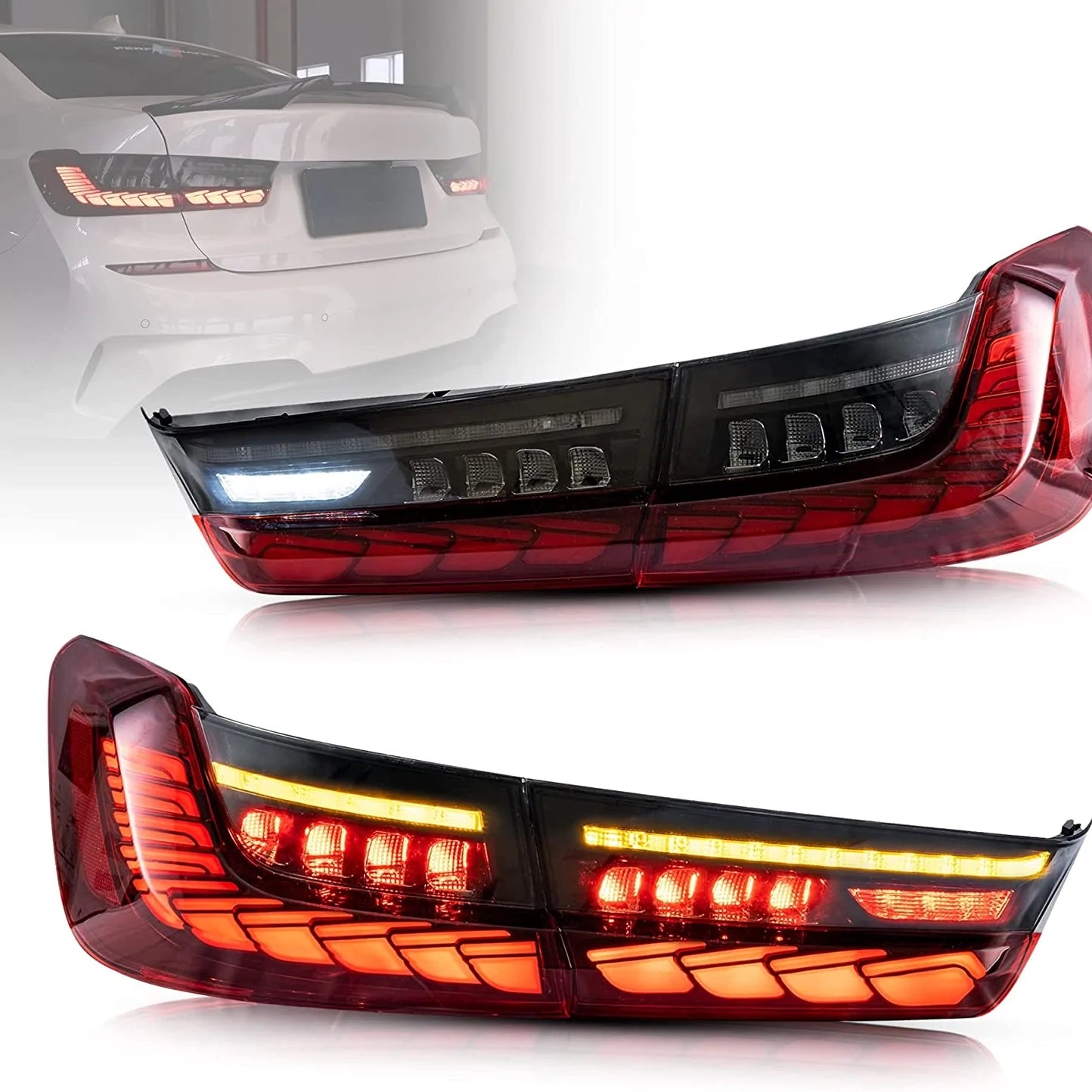 VLAND OLED Tail Lights For 2019 -2021 BMW 3 Series G20 G80 M3 GTS