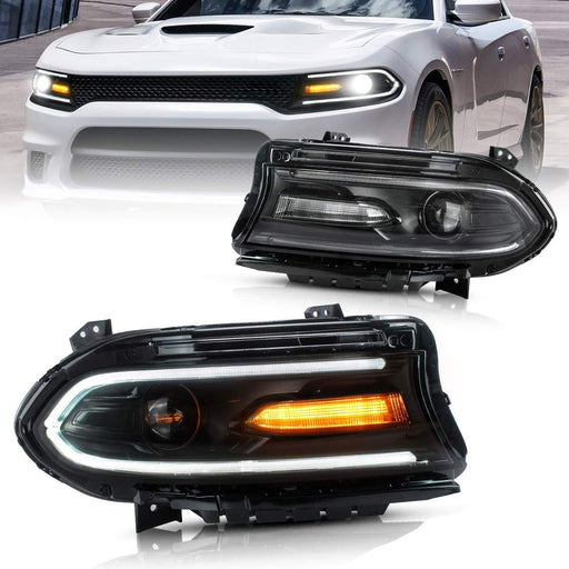 Charger headlight assembly