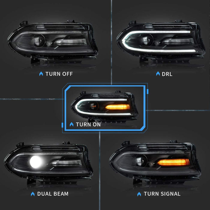 Charger headlights