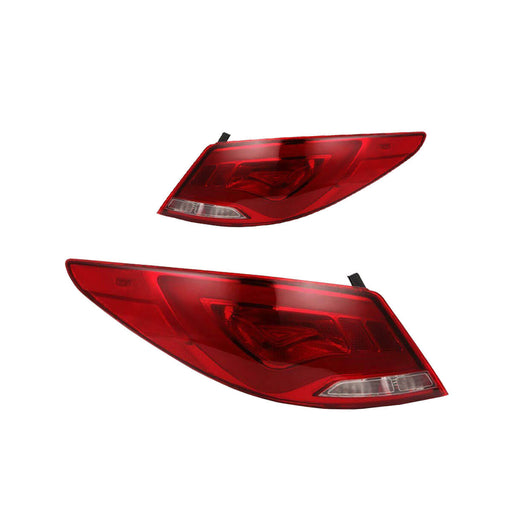 Hyundai Accent Tail Lights Red Clear