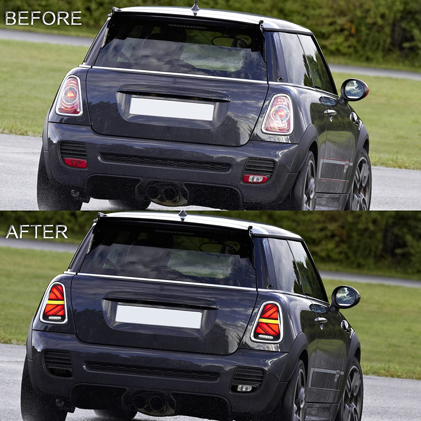 VLAND Full LED Tail lights For BMW Mini Cooper R50 R52 R53 2001-2006 W ...