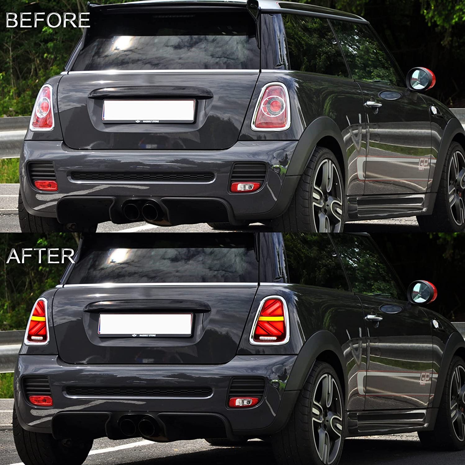 VLAND LED Tail Lights For Mini Cooper R50 R52 R53 2001-2006 [Mini Hatc ...
