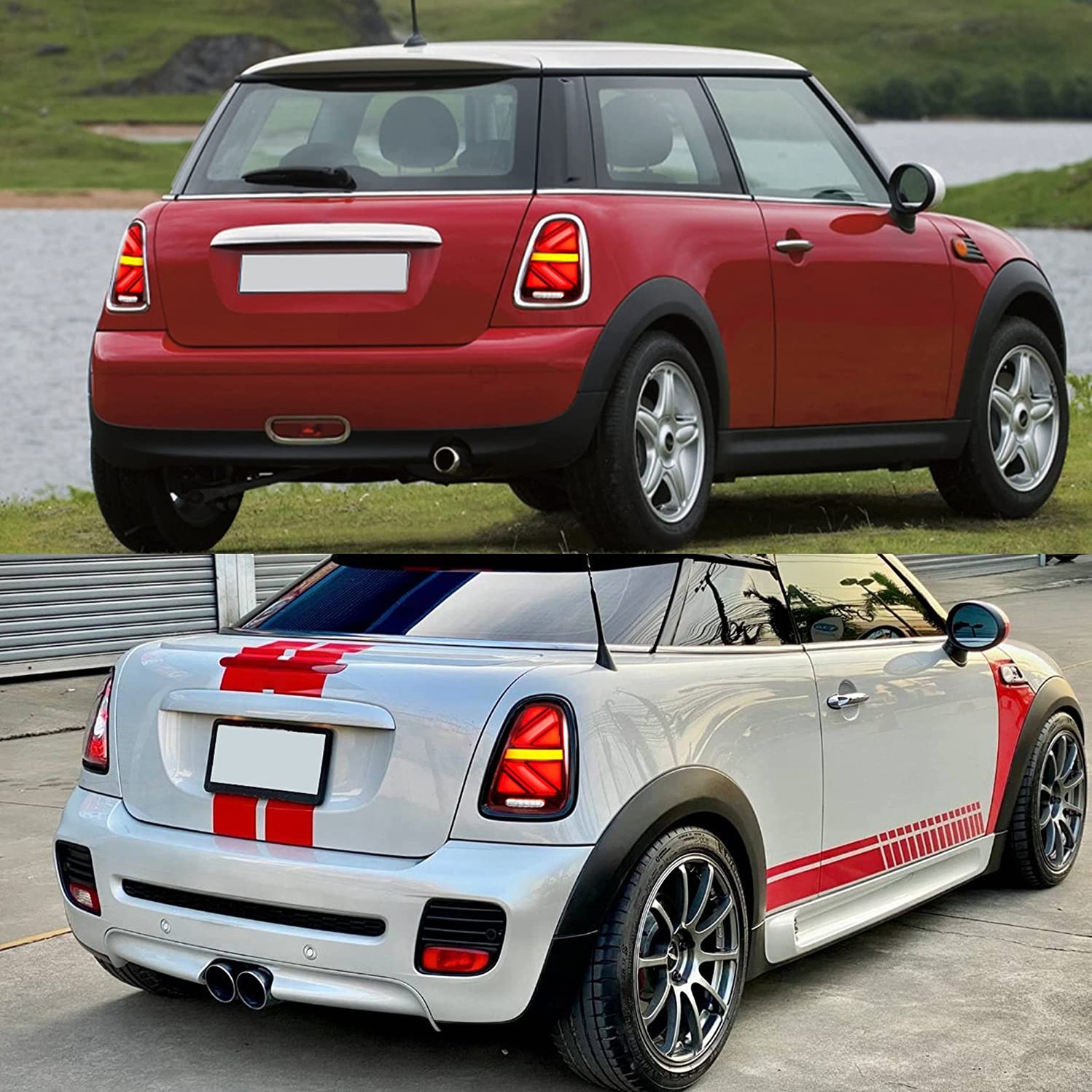 VLAND LED Tail Lights For Mini Cooper R50 R52 R53 2001-2006 [Mini Hatc ...