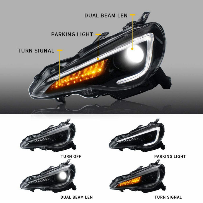 VLAND Official Projector Headlights For Toyota 86 Subaru BRZ vland-official-projector-headlights-for-toyota-86-subaru-brz